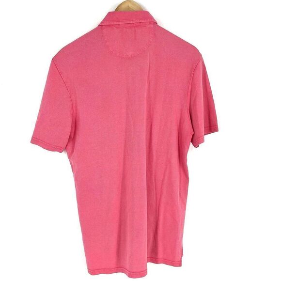 Johnnie O Polo Shirt Size Small Mens Pink Surfside Original Pique Golf Beach - Picture 4 of 7